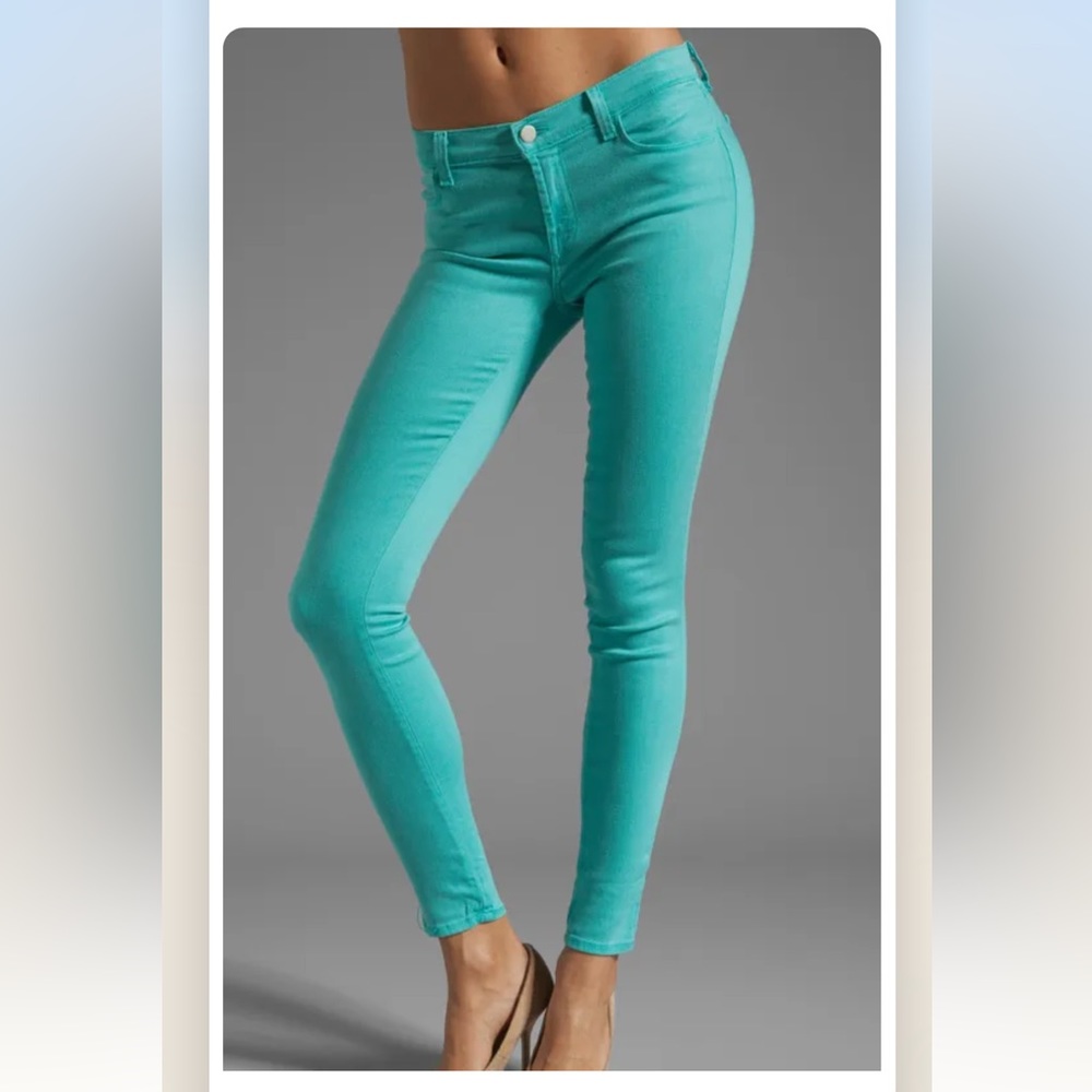 J Brand turquoise jeans